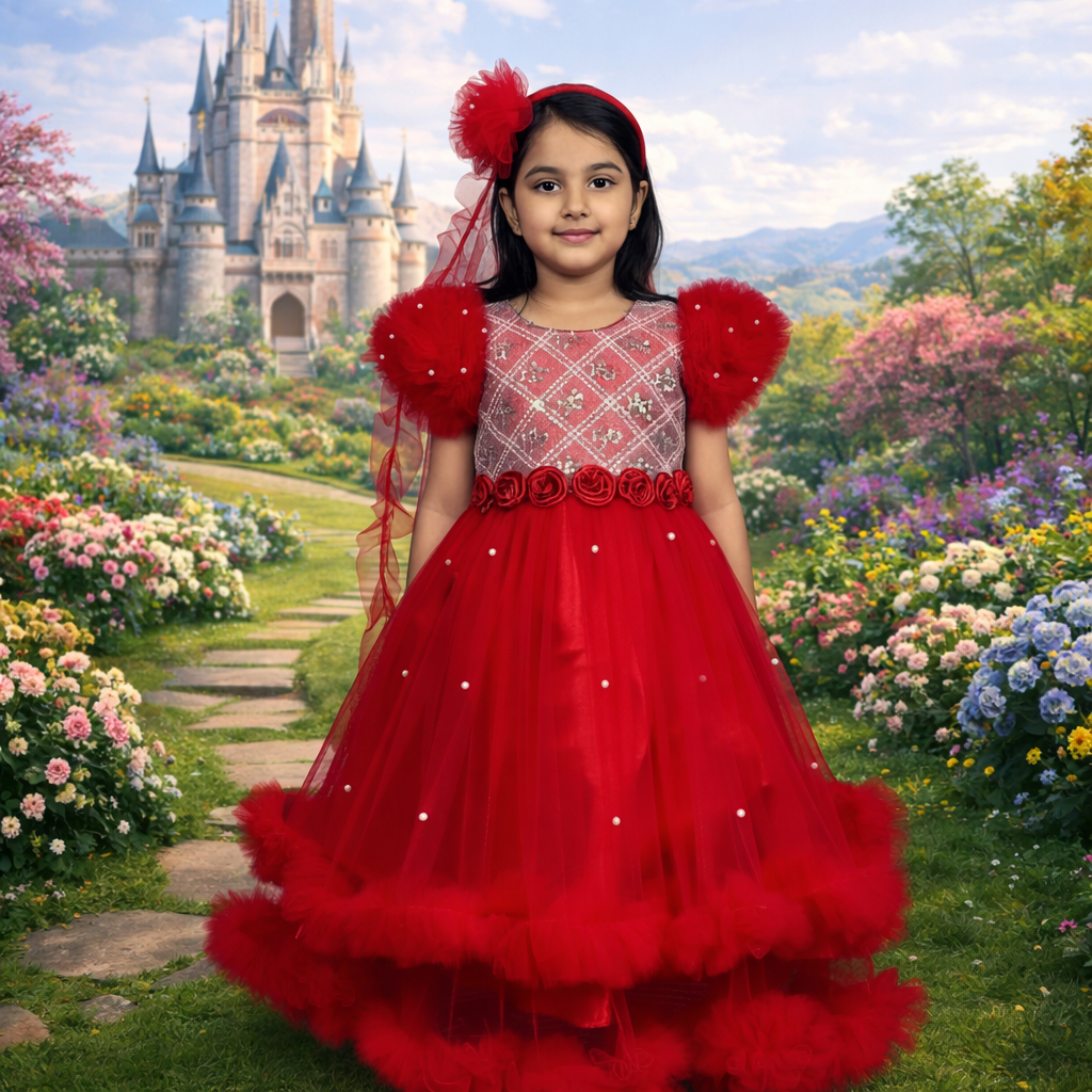 party-princess-frock-red